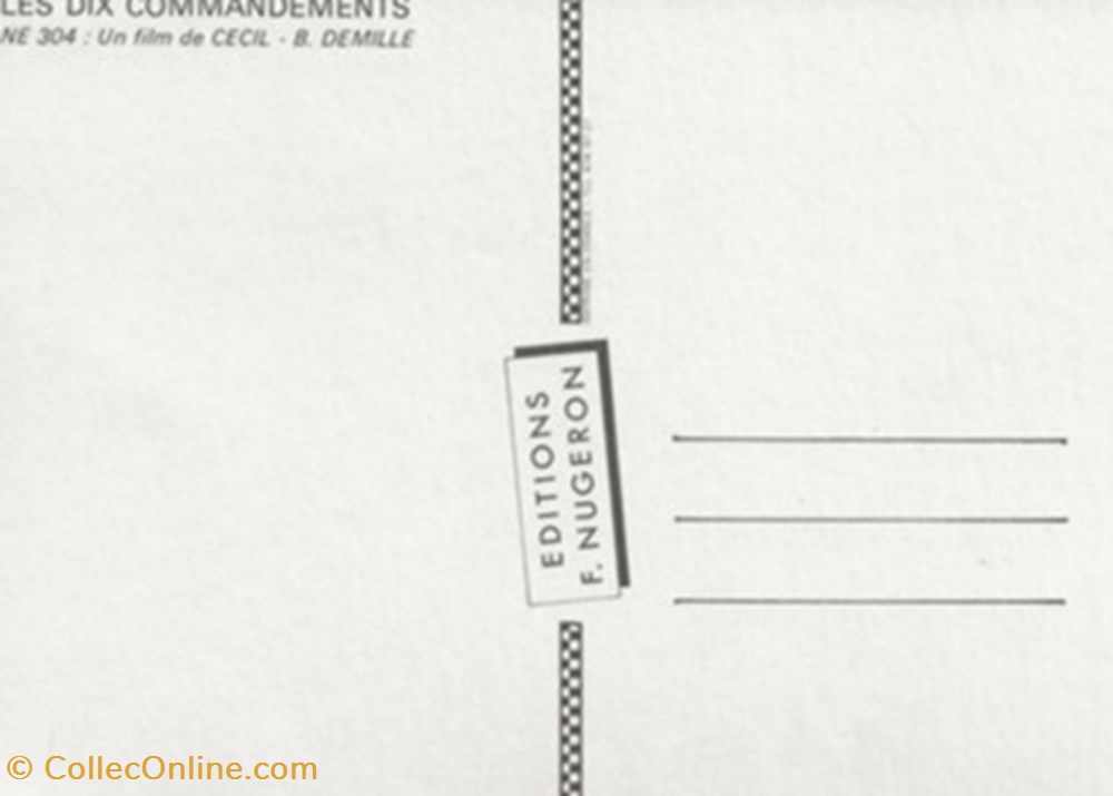 Les dix commandements cartes postales autres les dix commandements