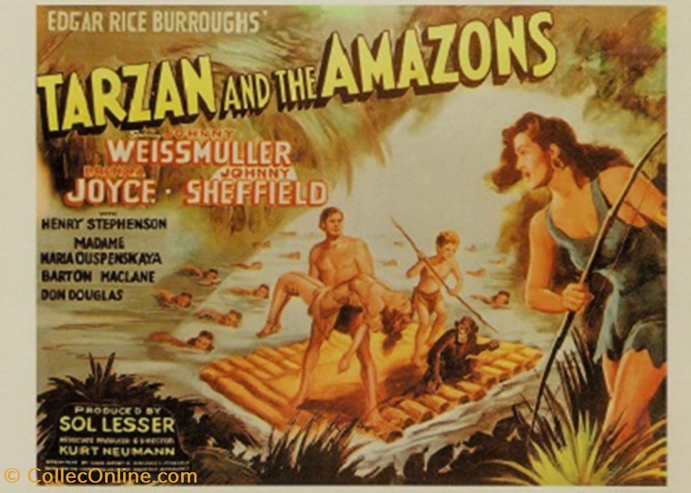 Tarzan and the amazons cartes postales autres tarzan and the amazons