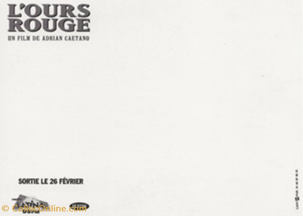 L'ours rouge cartes postales autres l ours rouge