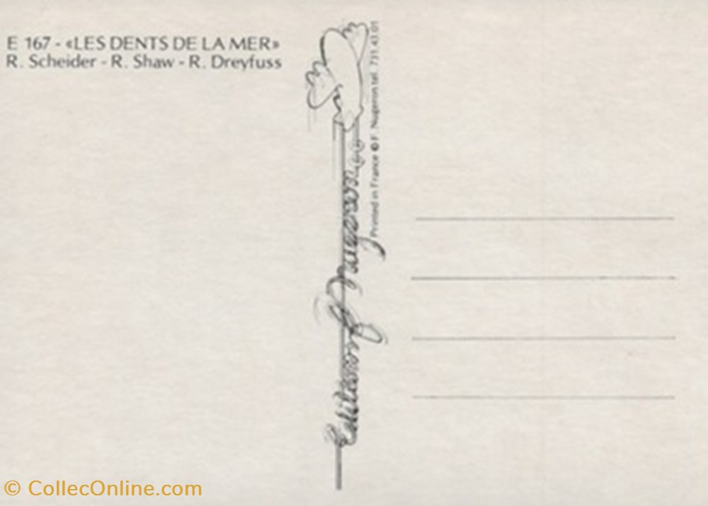 Les dents de la mer cartes postales autres les dents de la mer