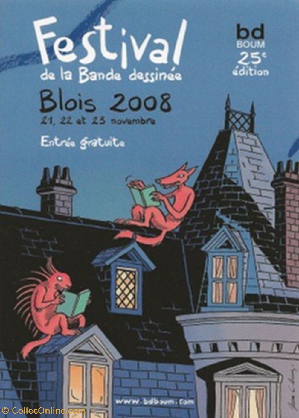 Blois (41) 2008 cartes postales bande dessinee blois 41 2008