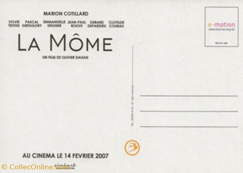 La môme cartes postales autres la mome