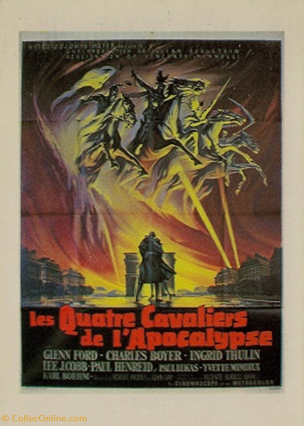 Les quatres cavaliers de l'apocalypse cartes postales autres les quatres cavaliers de apocalypse