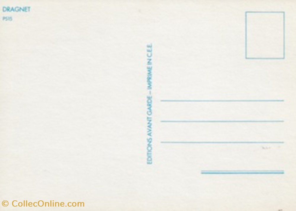 Dragnet cartes postales autres dragnet