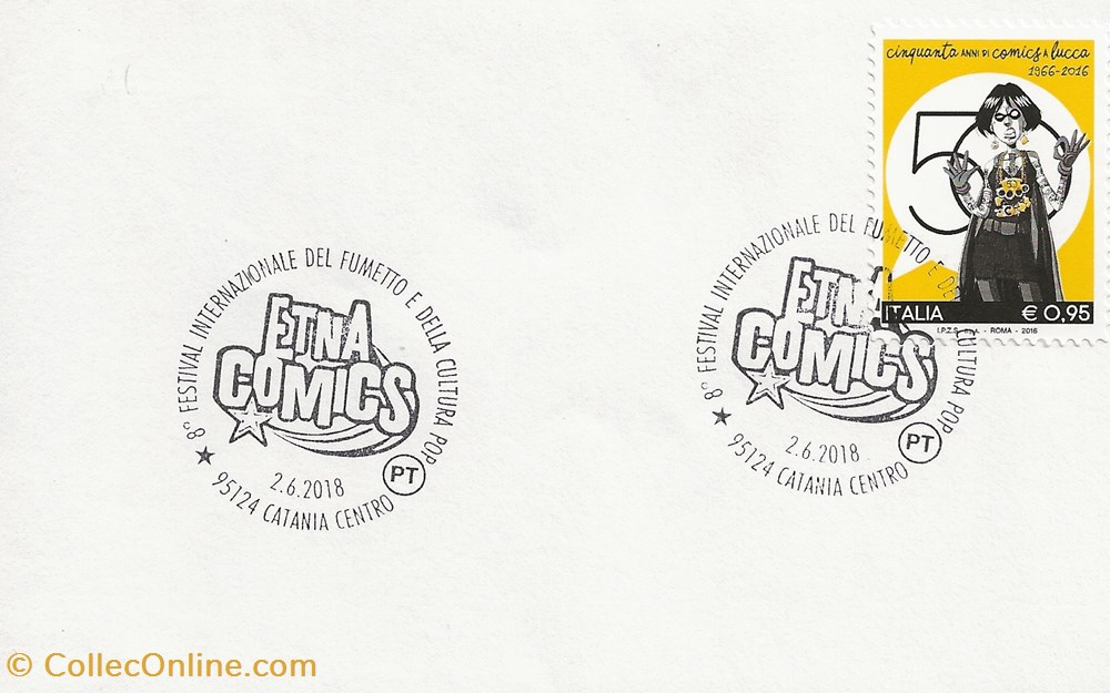 timbres catania italie 2018 8 festival internazionale del fumetto e della cultura pop