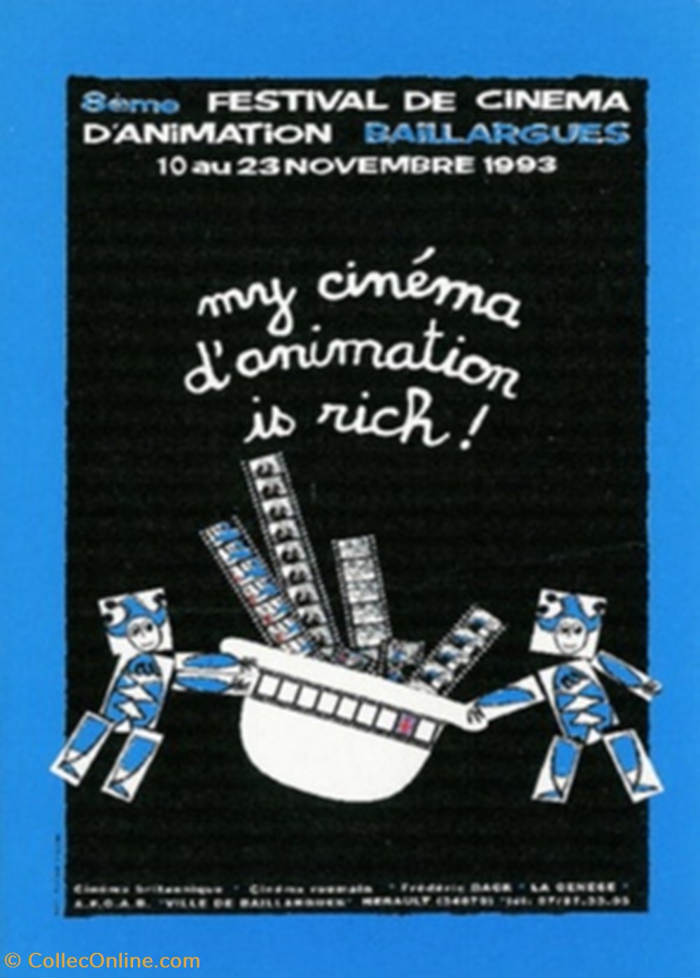 Baillargues Festival de cinéma d'animation 1993 cartes postales autres baillargues festival de cinema animation 1993