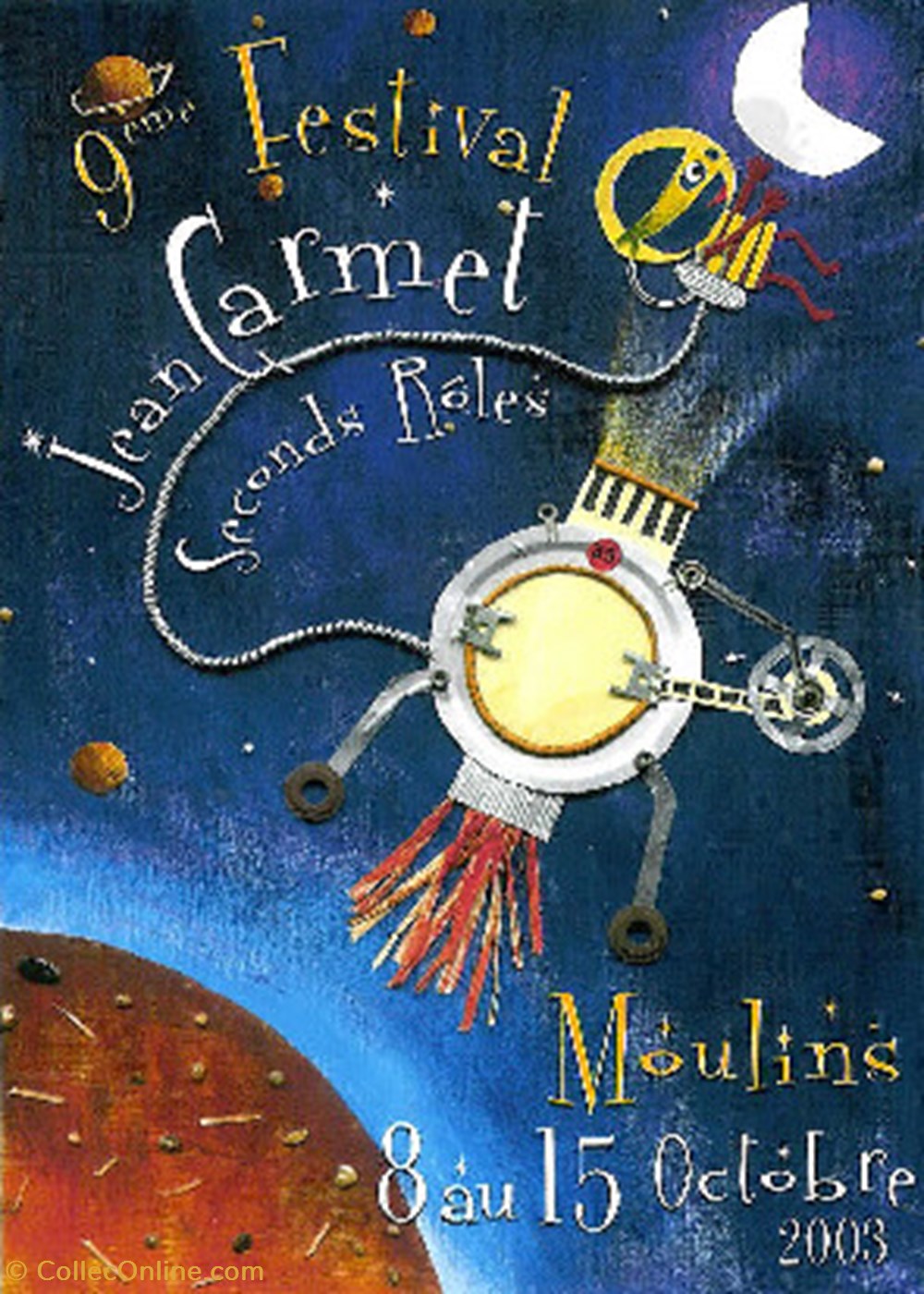 cartes postales autres moulins festival jean carmet seconds roles 2003
