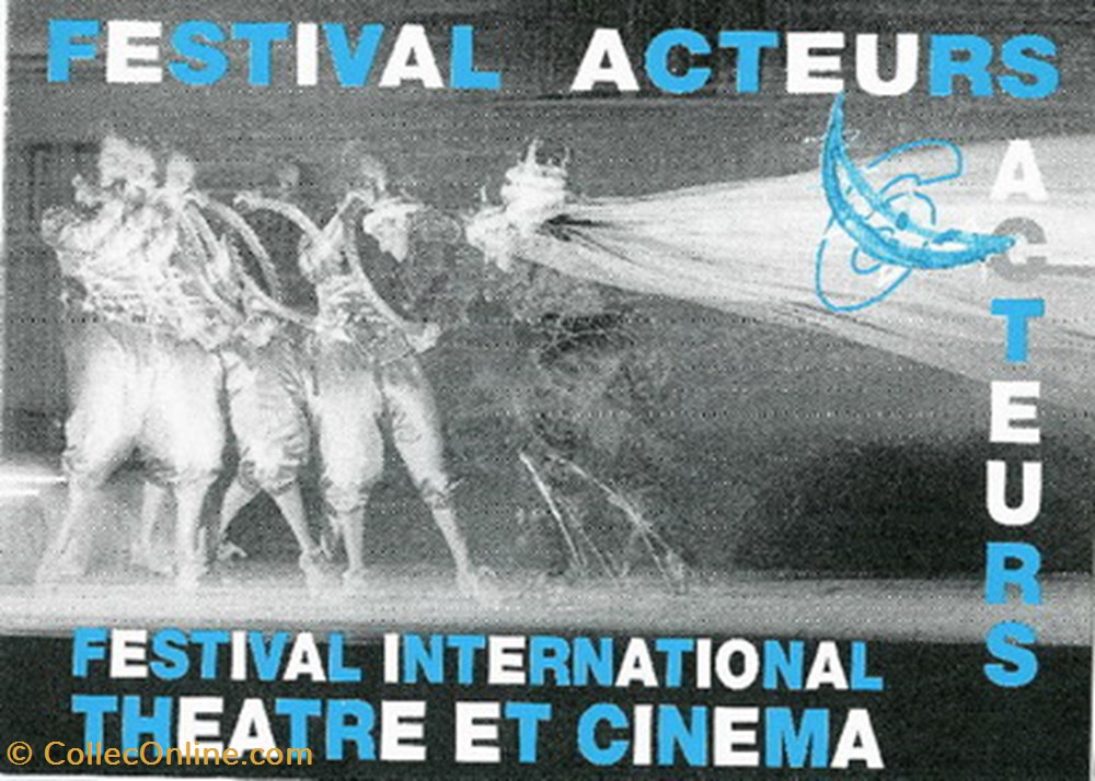 cartes postales autres tours festival acteurs acteurs 1996