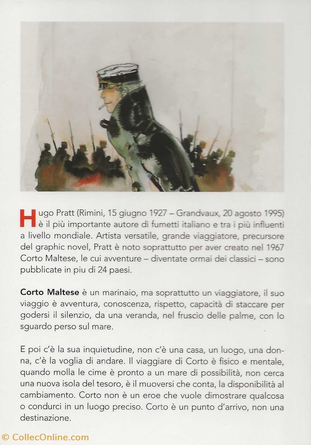 Corto Maltese 16 4 cartes postales bande dessinee corto maltese 16