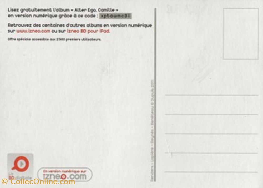 Alter Ego cartes postales bande dessinee alter ego