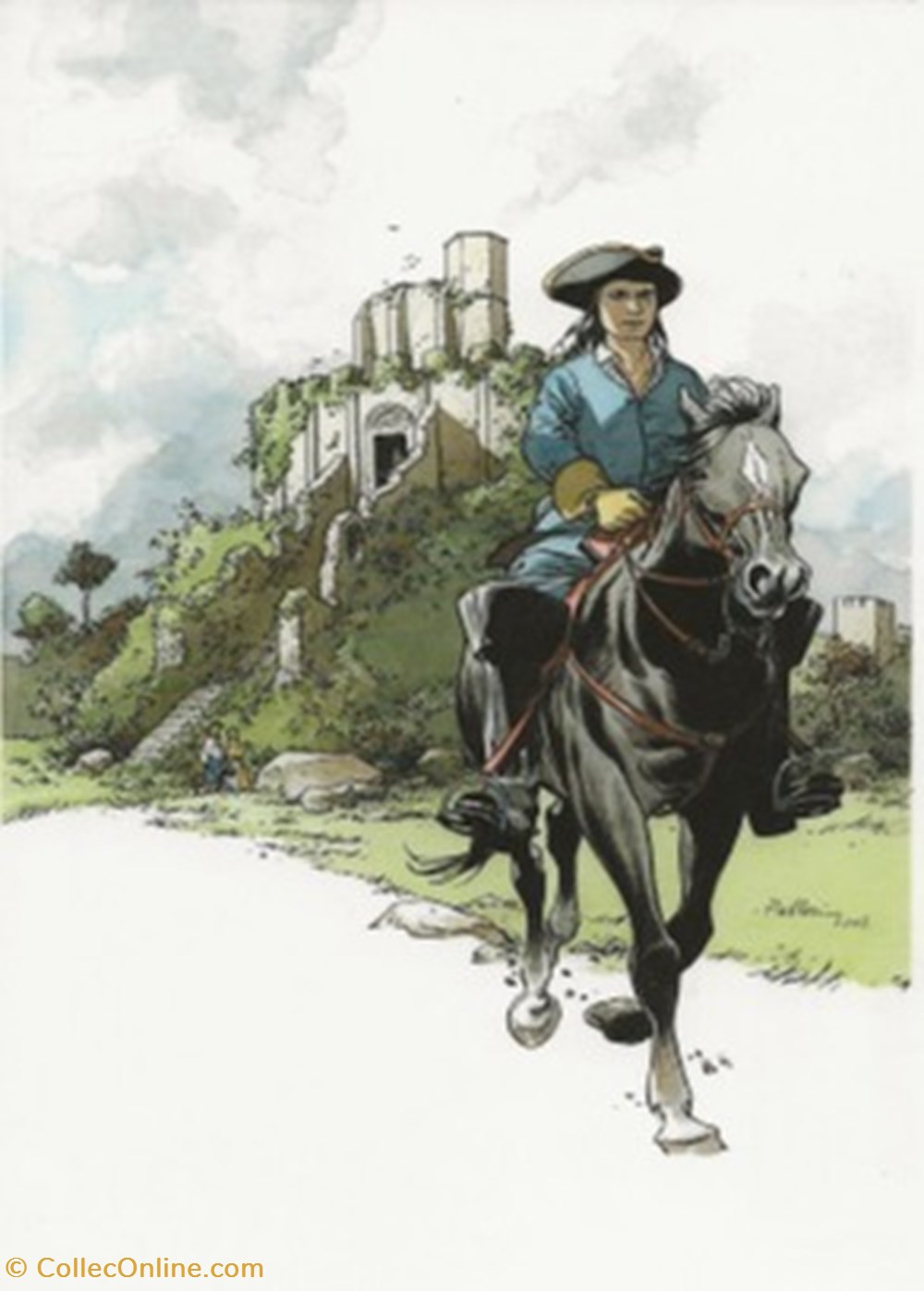 L'épervier cartes postales bande dessinee l epervier