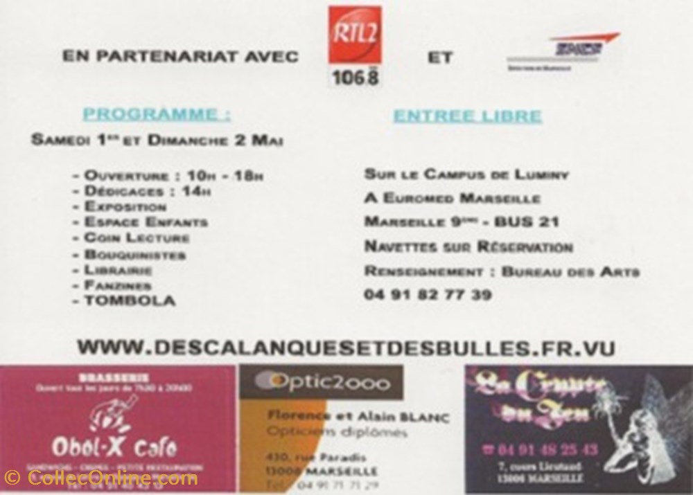 Marseille (13) 2004 cartes postales bande dessinee marseille 13 2004