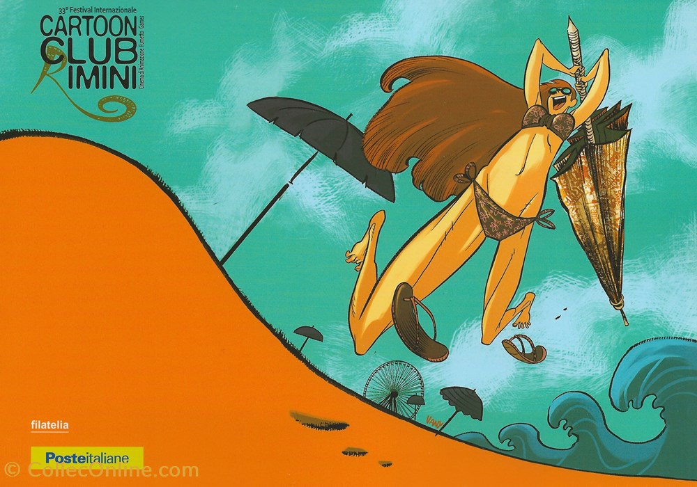 timbres rimini italie 2017 xxxiii festival internazionale cinema animazione fumetto e games
