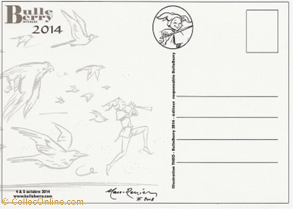 Bourges (18) 2014 cartes postales bande dessinee bourges 18 2014