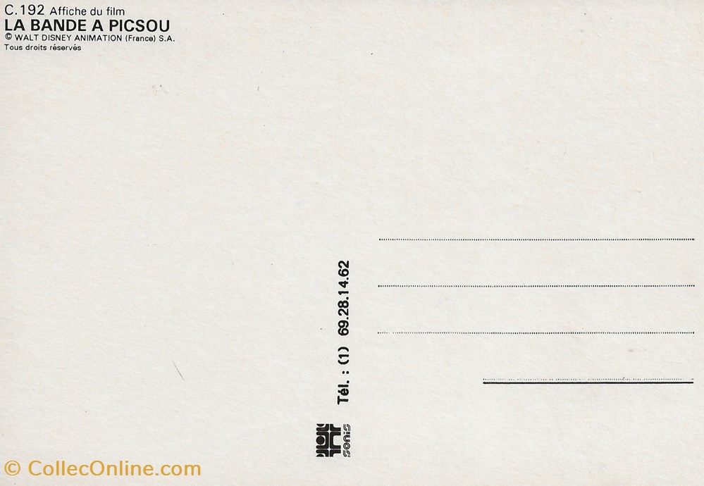 cartes postales autres la bande a picsou le film