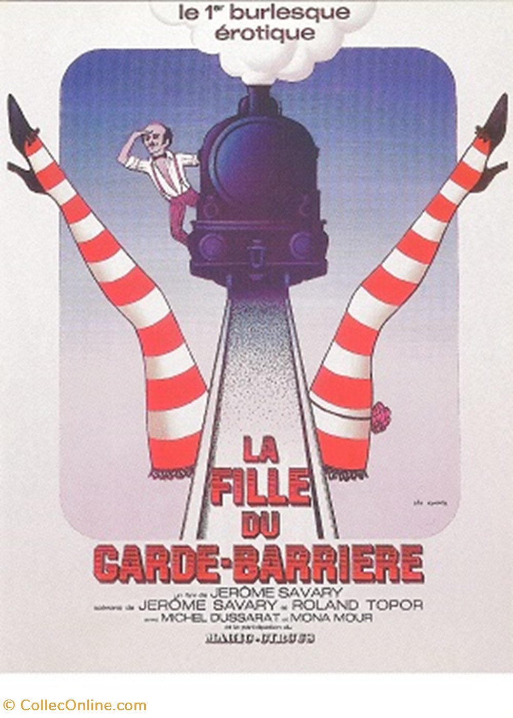La fille du garde barrière cartes postales autres la fille du garde barriere