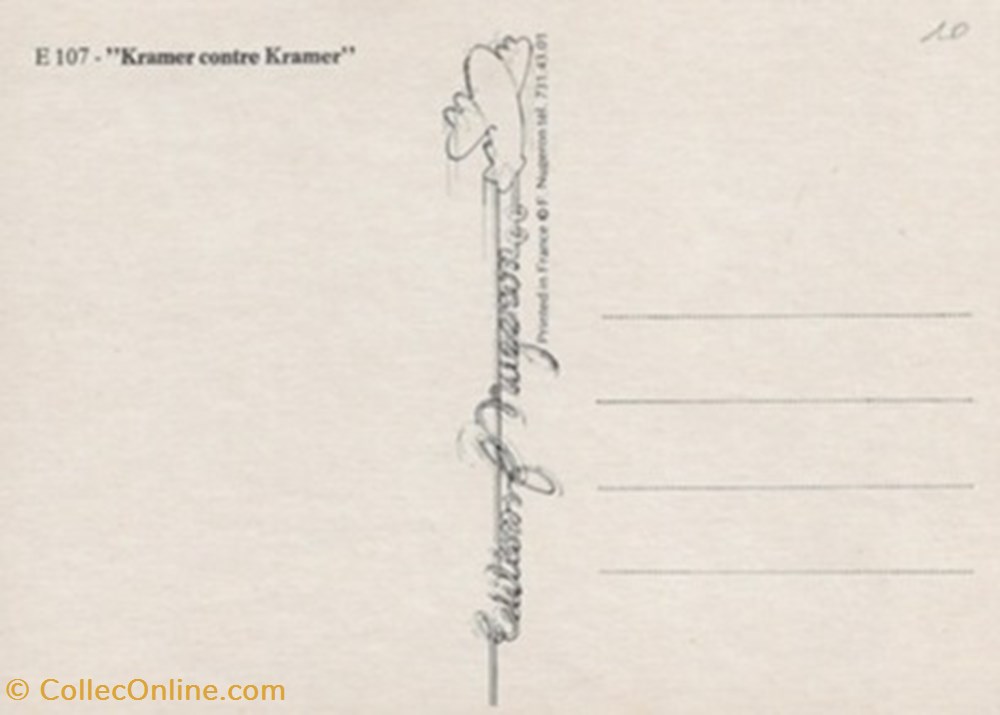Kramer contre Kramer cartes postales autres kramer contre kramer