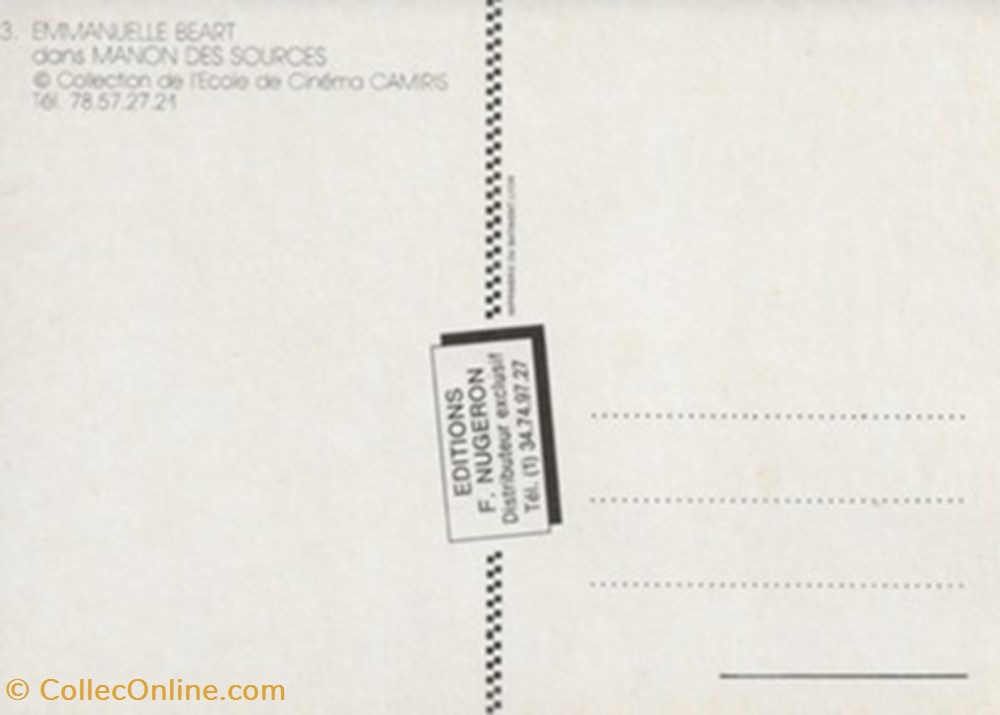 Manon des sources 4 cartes postales autres manon des sources