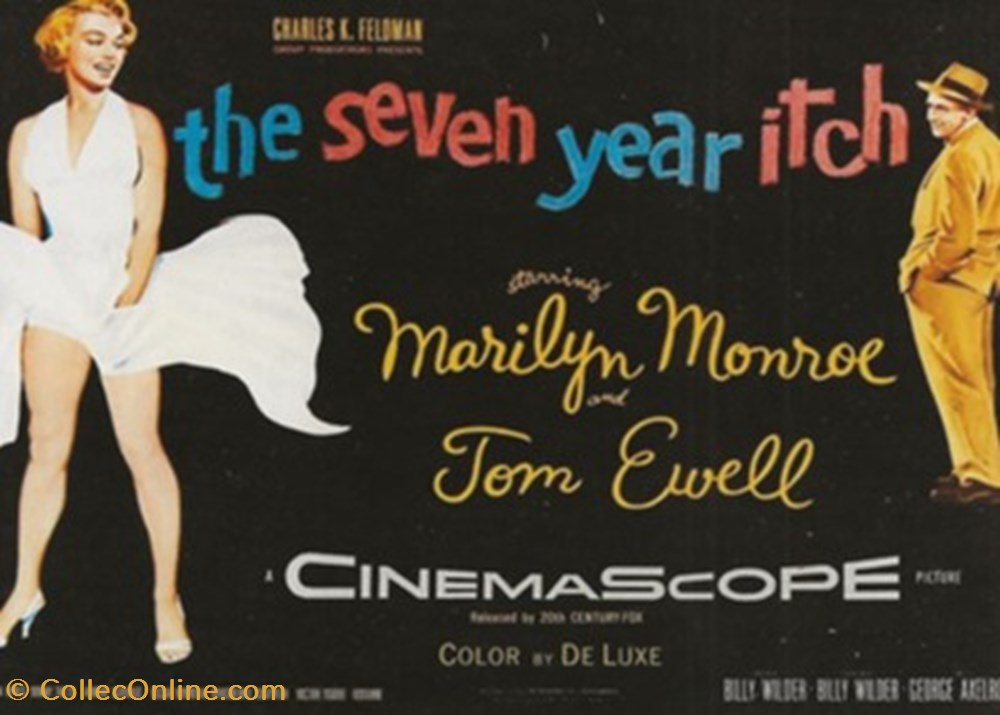 cartes postales autres the seven year itch