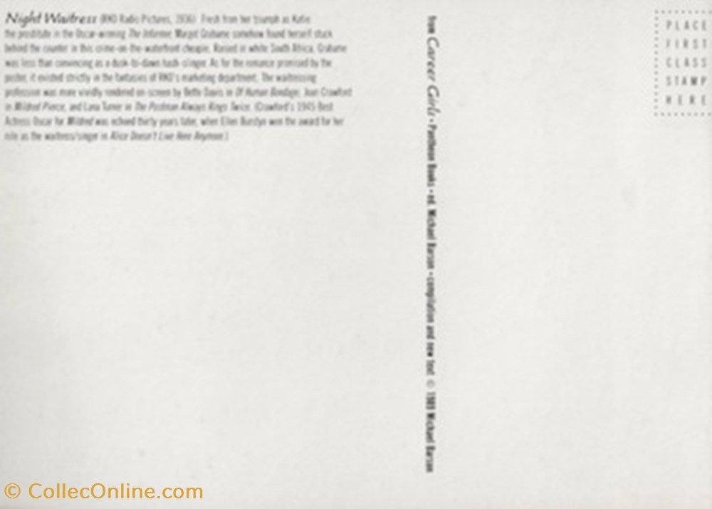 cartes postales autres night waitress