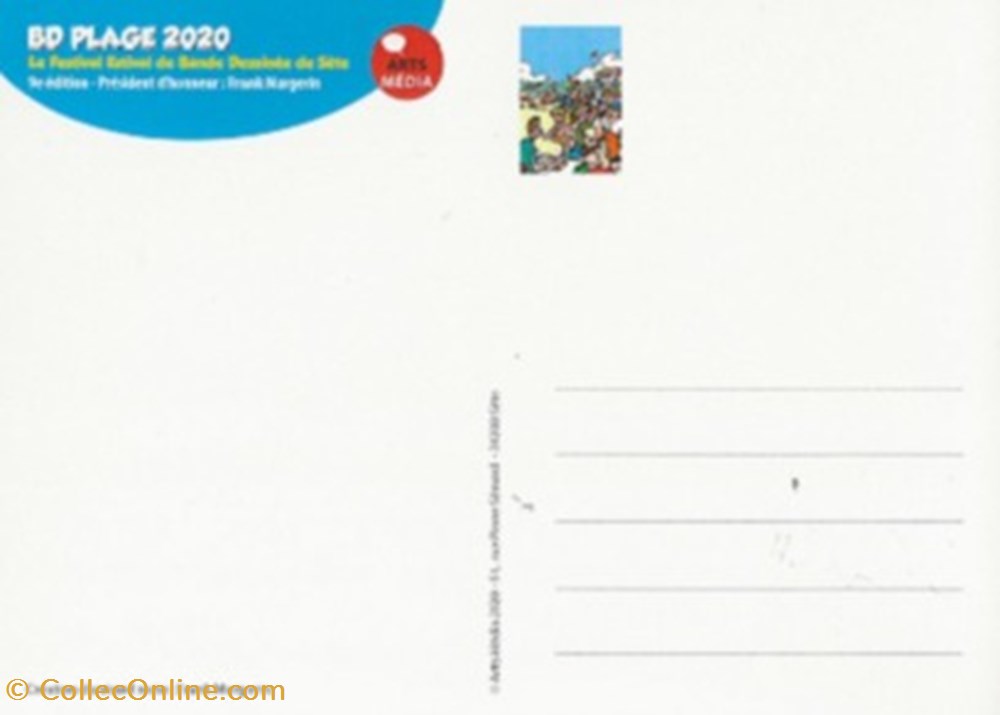 Sète (34) 2020 cartes postales bande dessinee sete 34 2020
