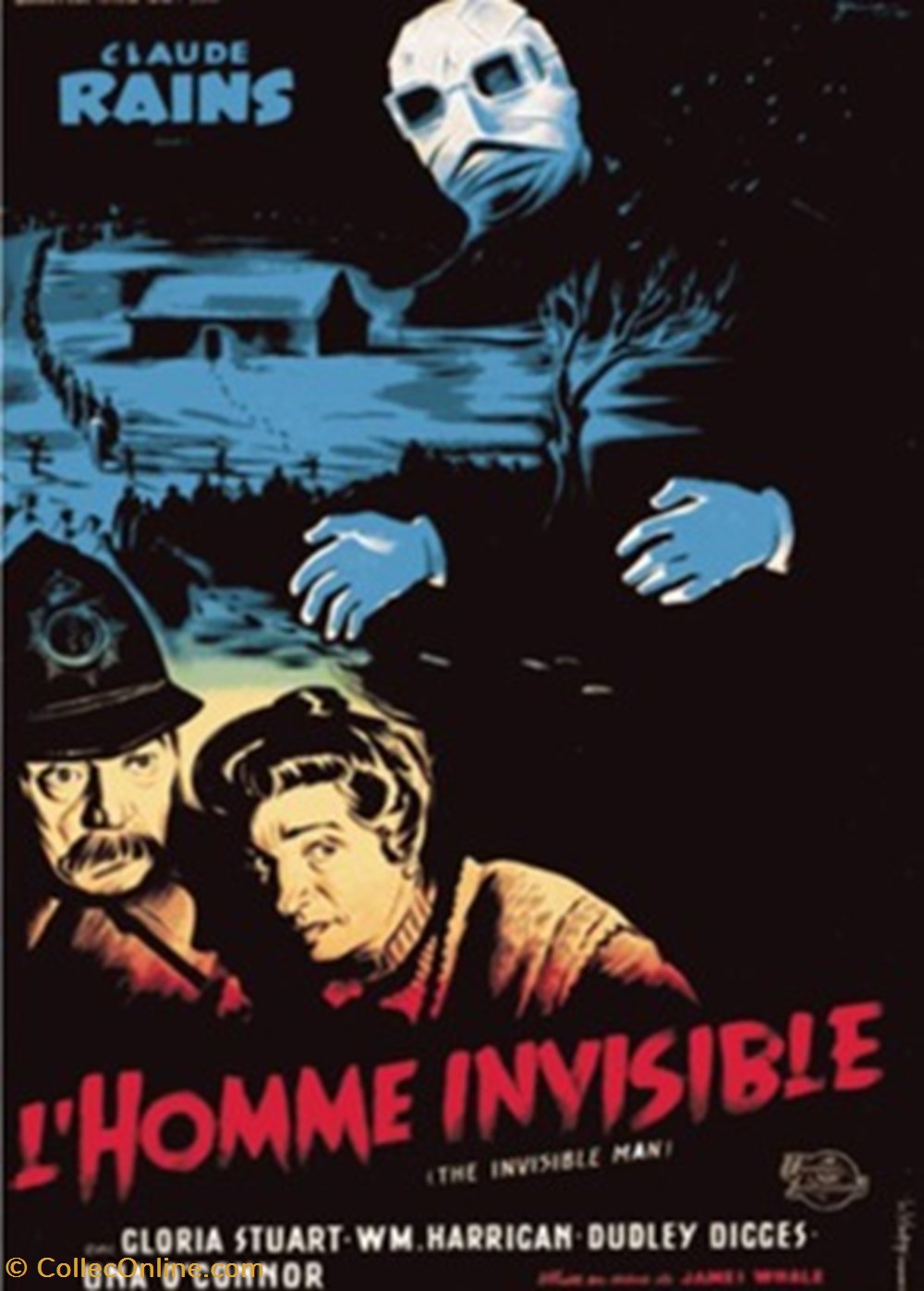 L'homme invisible cartes postales autres l homme invisible