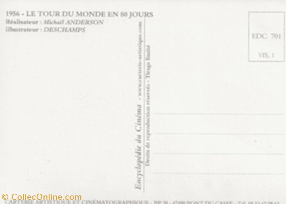 cartes postales autres le tour du monde en 80 jours