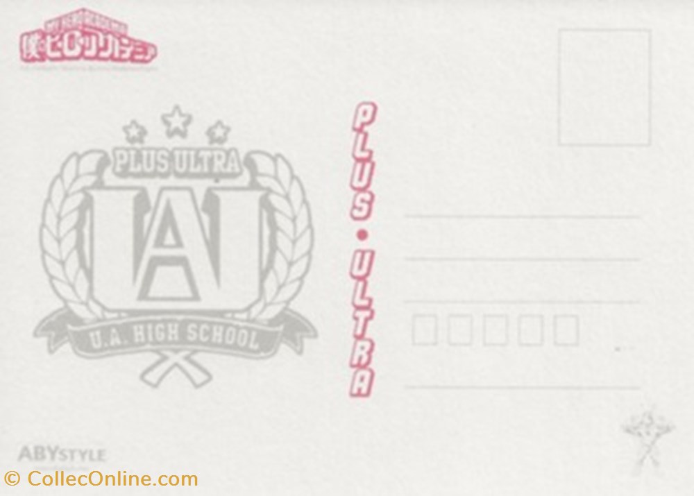 cartes postales bande dessinee tsuyu asui