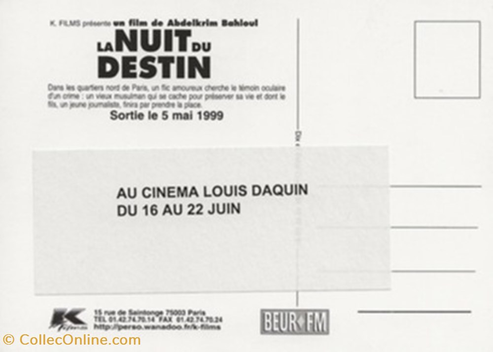 La nuit du destin cartes postales autres la nuit du destin