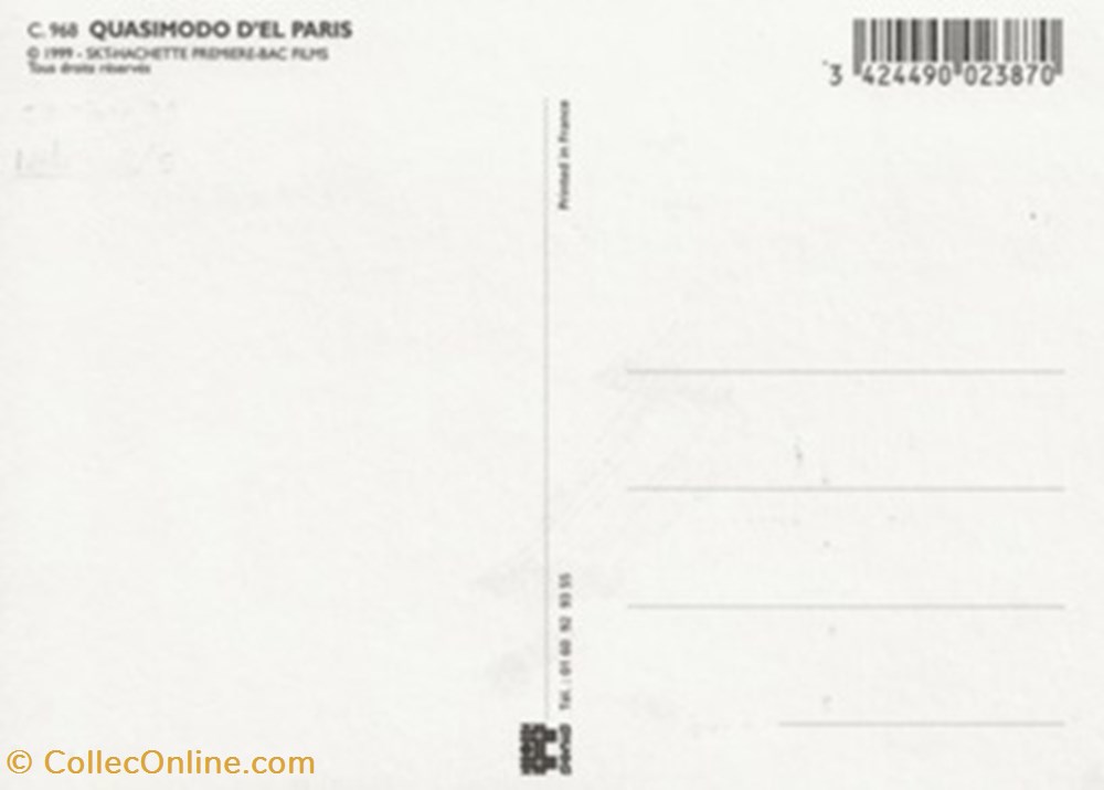 Quasimodo del Paris cartes postales autres quasimodo del paris
