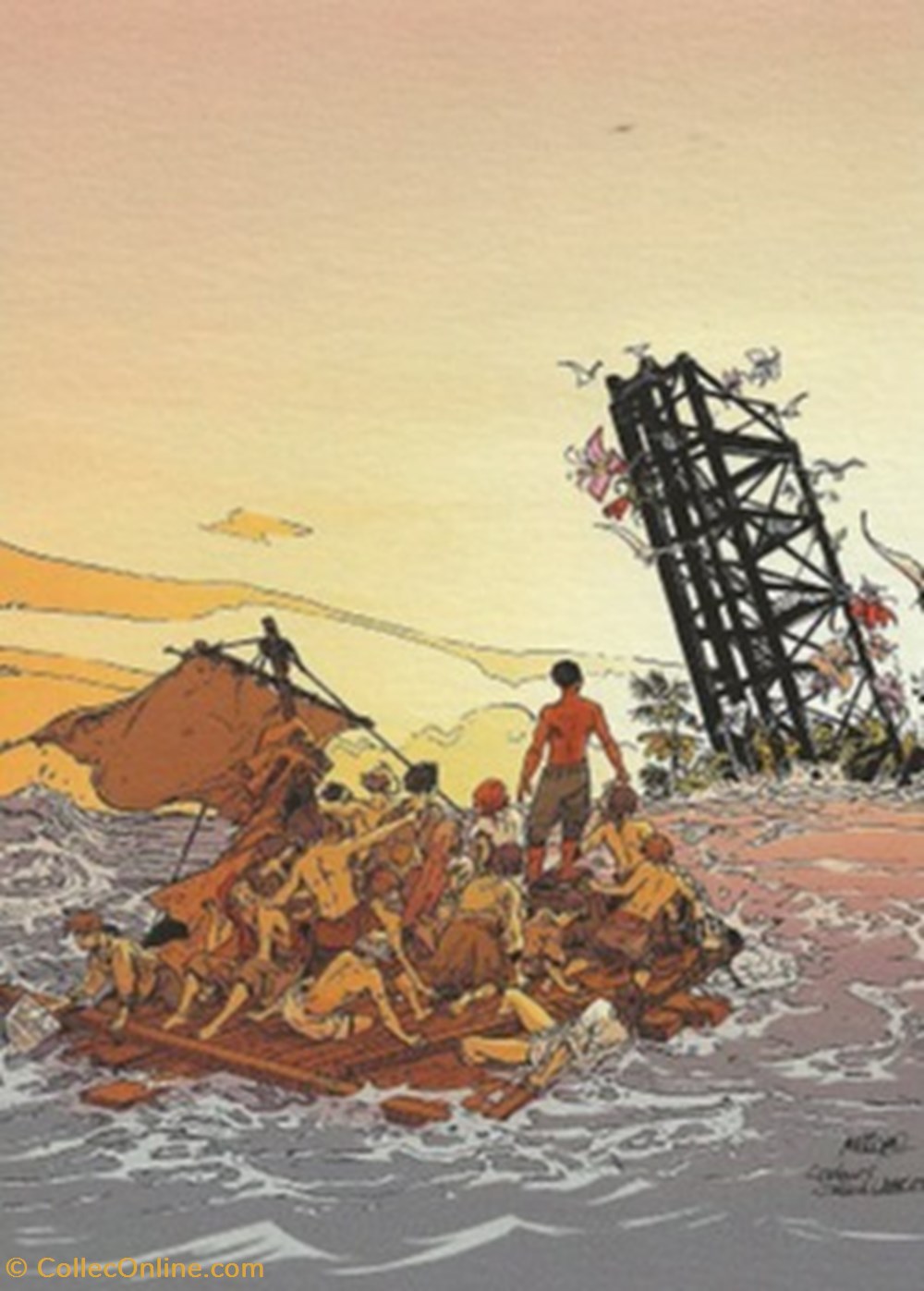 cartes postales bande dessinee la seyne sur mer 83 2016