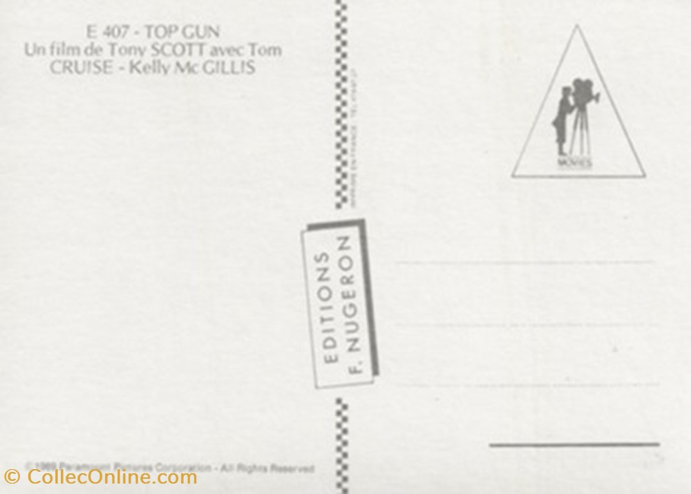 Top gun cartes postales autres top gun