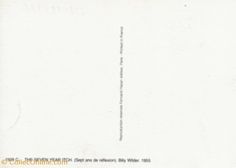 The seven year itch cartes postales autres the seven year itch