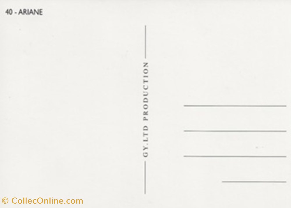 Ariane cartes postales autres ariane