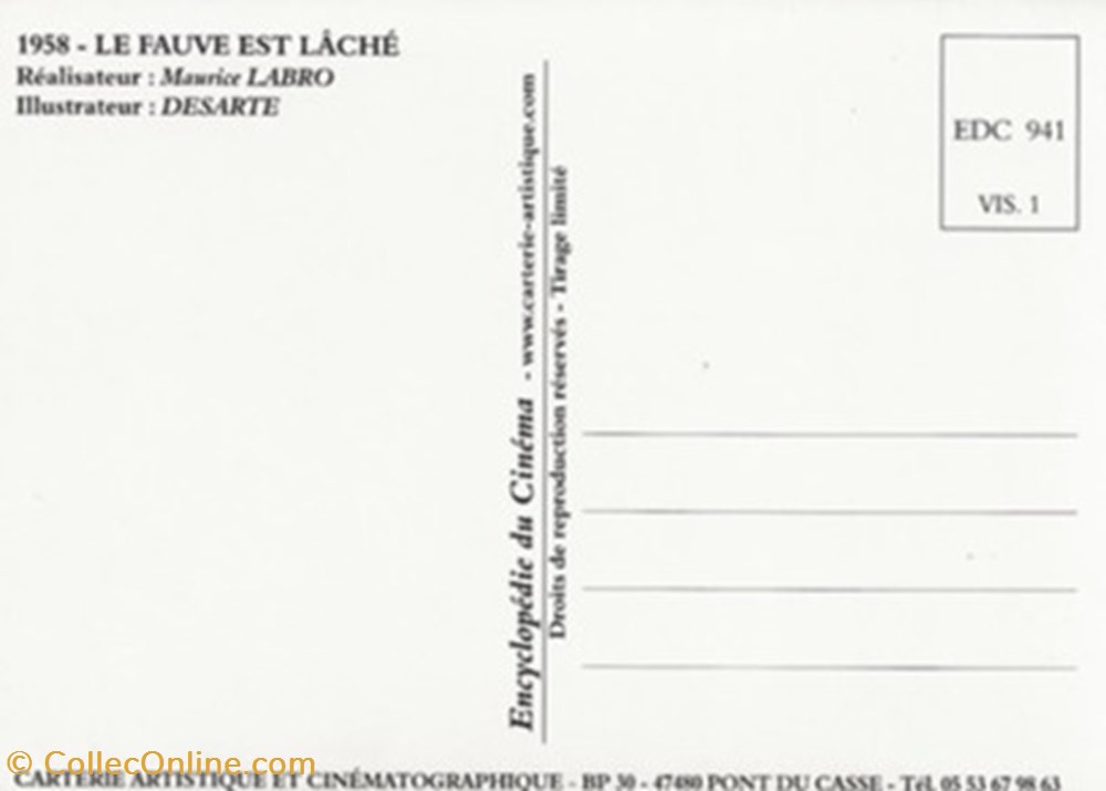 Le fauve est laché cartes postales autres le fauve est lache