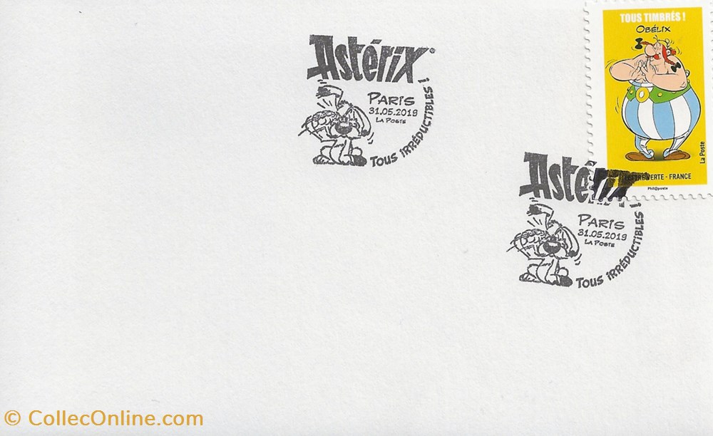 Paris (75) 2019 Astérix timbres paris 75 2019 asterix