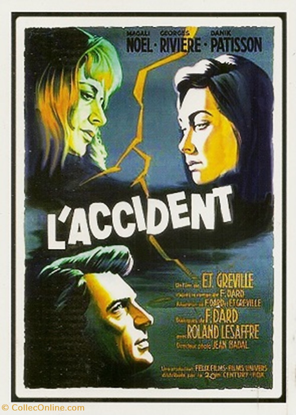L'accident cartes postales autres l accident