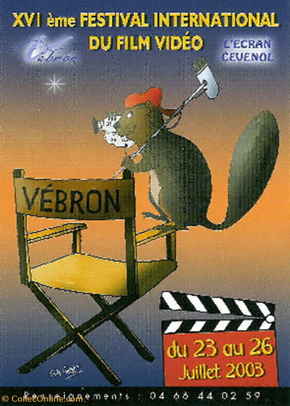 Vebron Festival international du film vidéo 2003 cartes postales autres vebron festival international du film video 2003