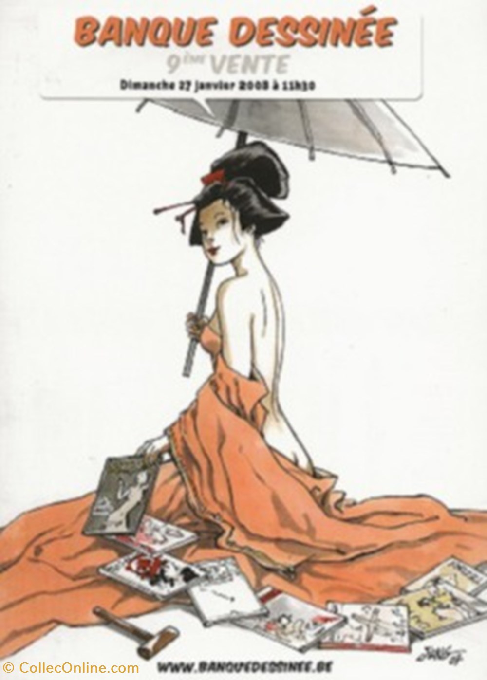 cartes postales bande banque dessinee 09