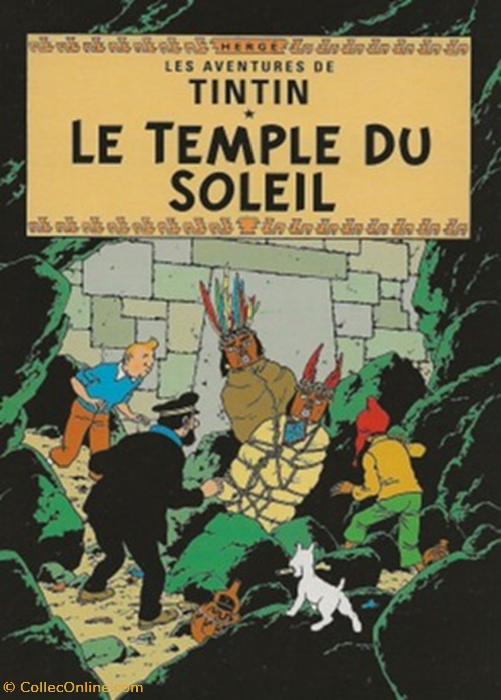 Tintin cartes postales bande dessinee tintin
