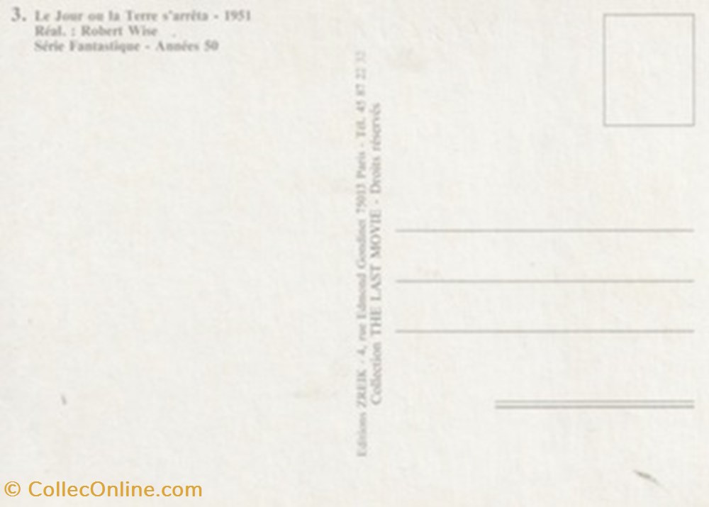 cartes postales autres the day the world stood still