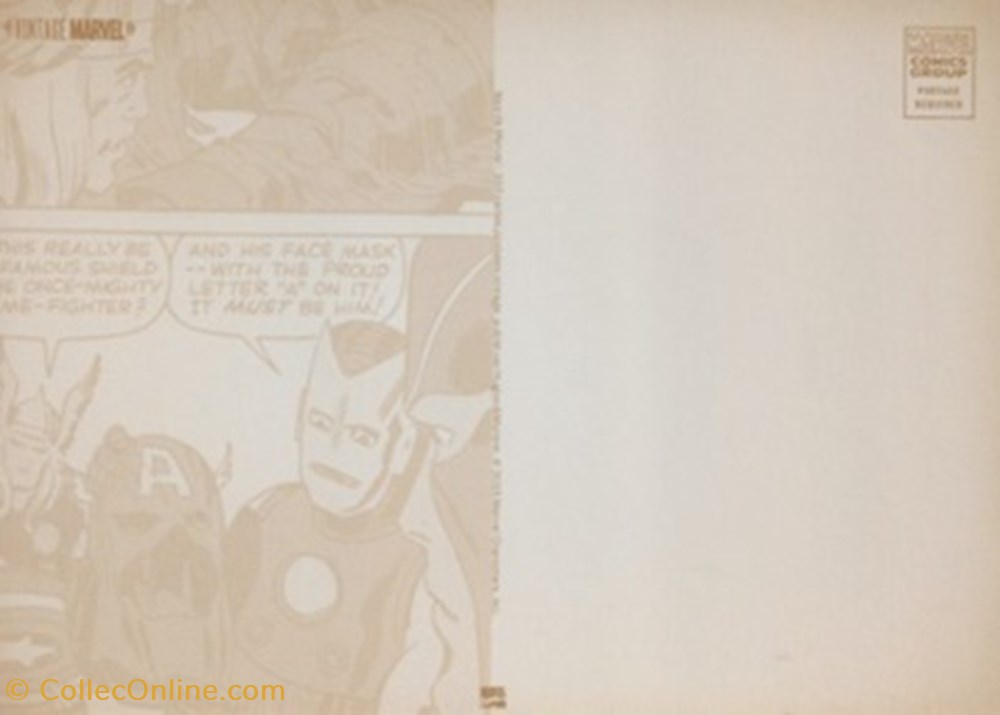 cartes postales bande dessinee marvel