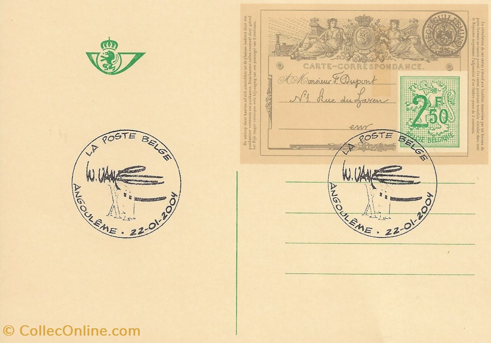timbres angouleme belgique 2004 la poste belge van hamme