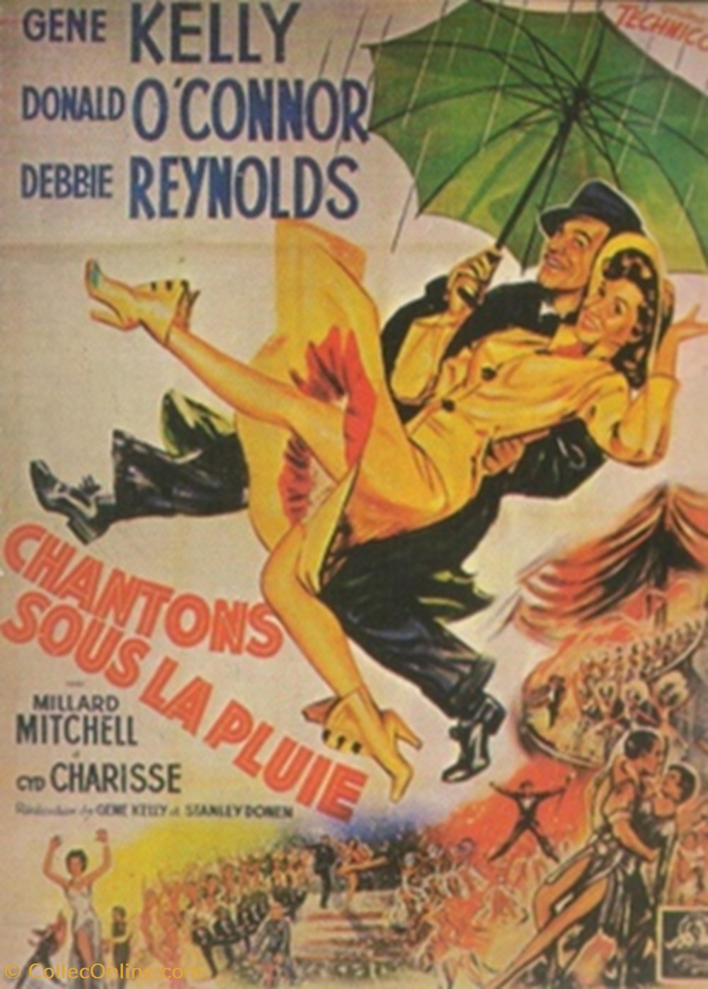 cartes postales autres chantons sous la pluie