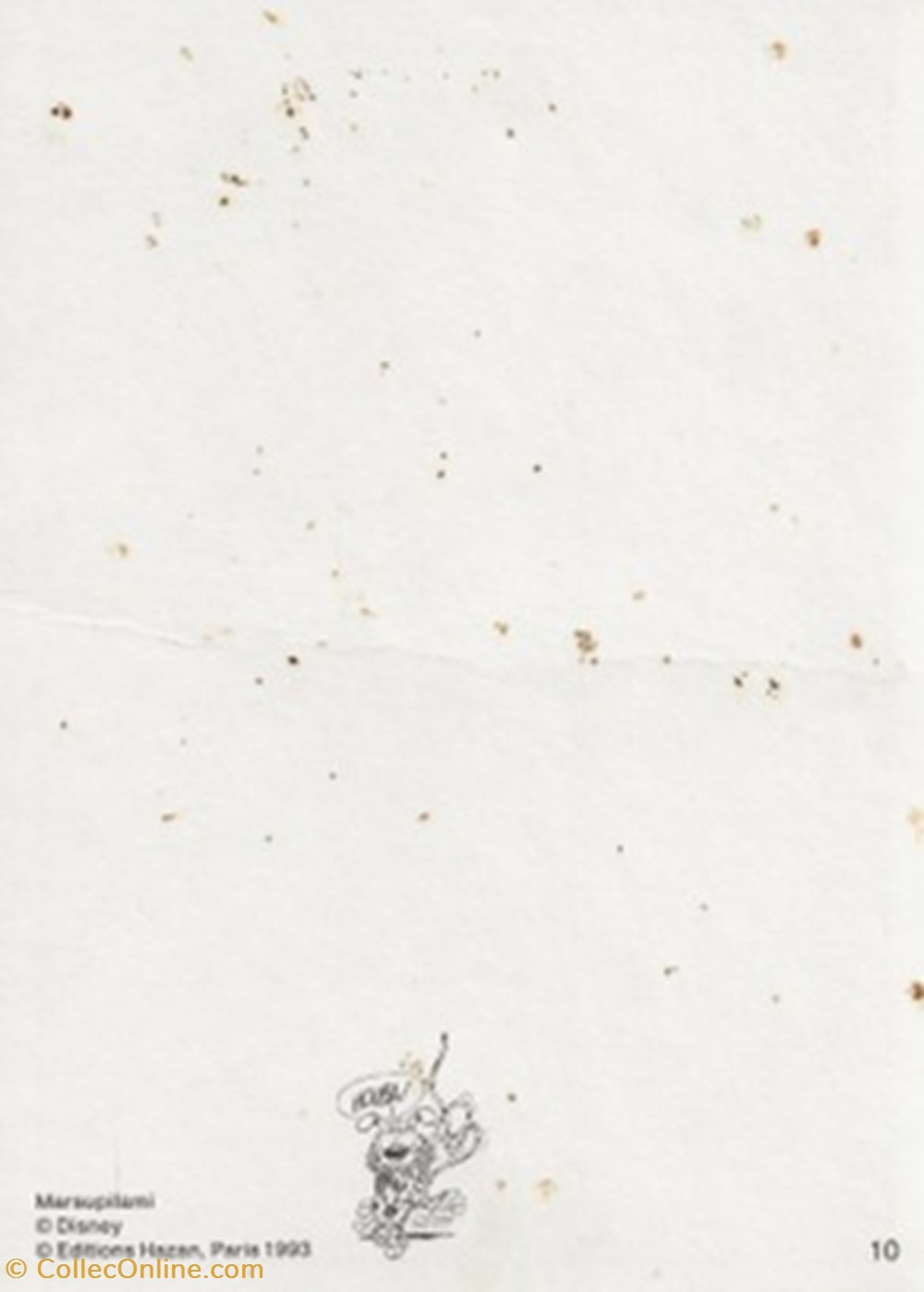 Marsupilami cartes postales bande dessinee marsupilami
