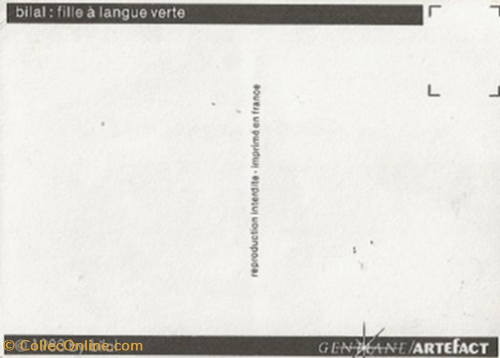 cartes postales bande dessinee enki bilal