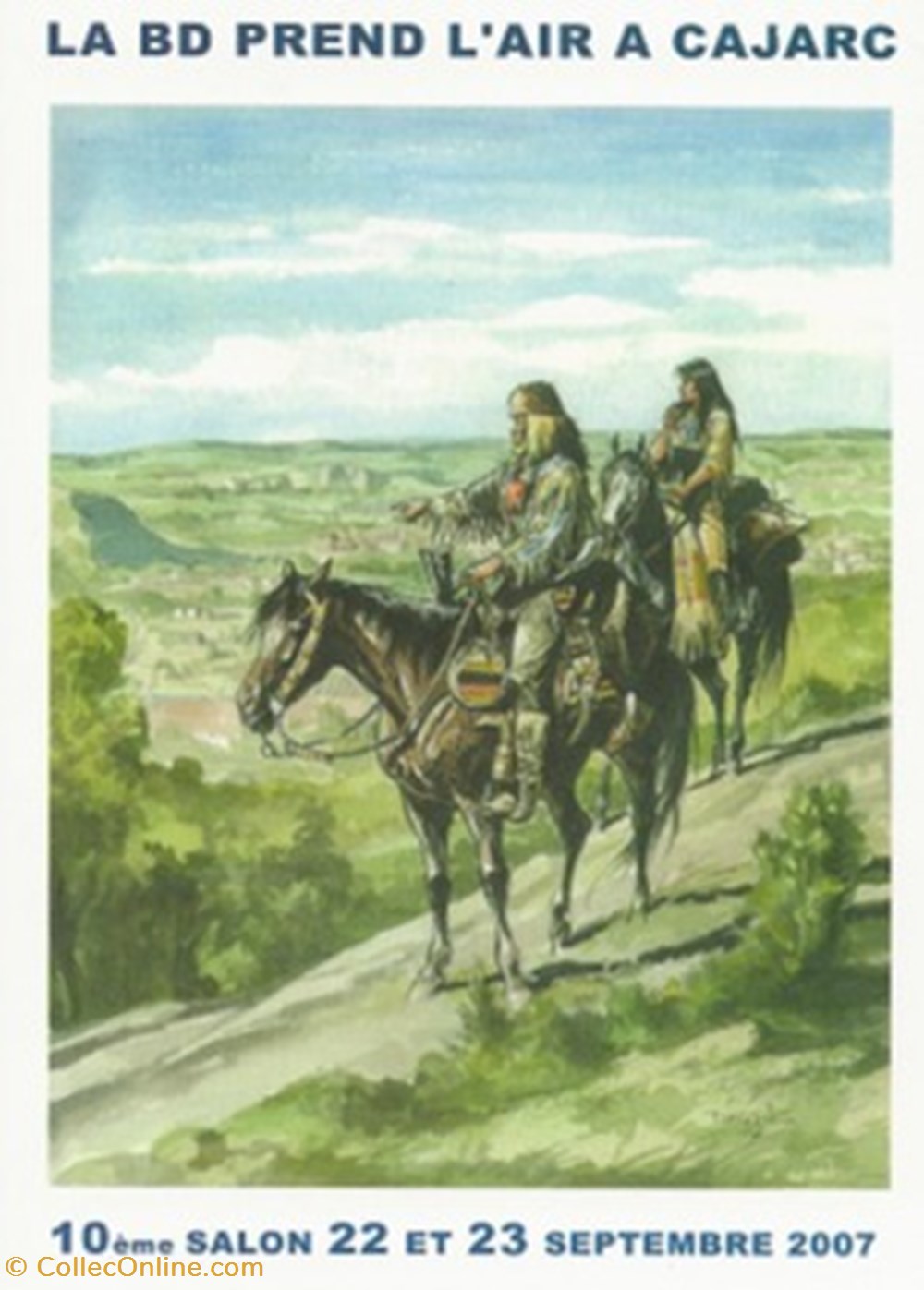 Cajarc (46) 2007 cartes postales bande dessinee cajarc 46 2007