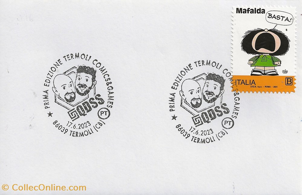 timbres termoli italie 2023 fiera del fumetto