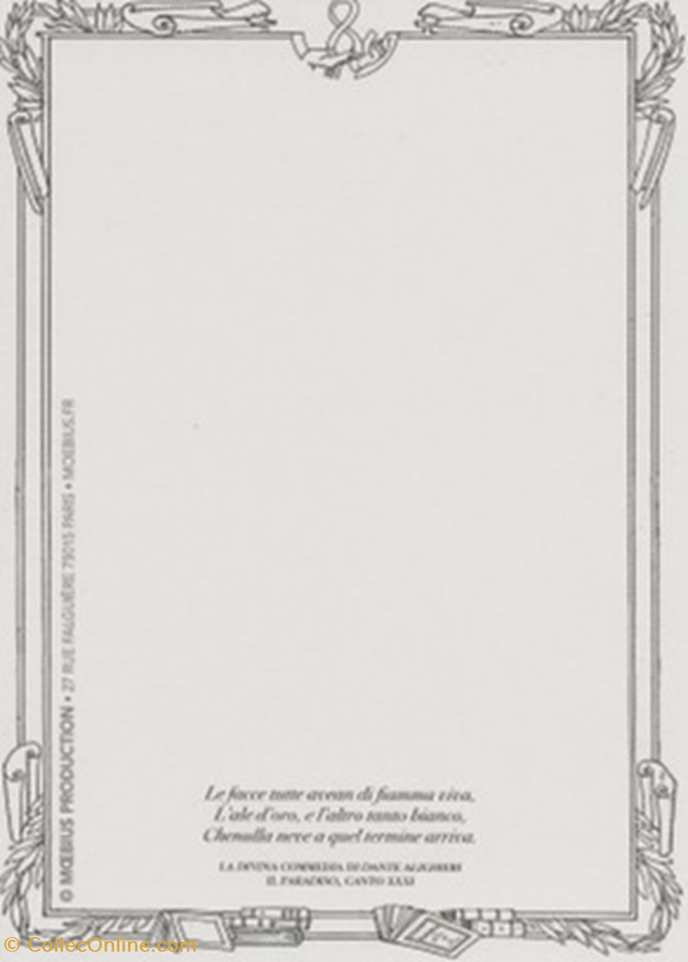 cartes postales bande dessinee paradiso