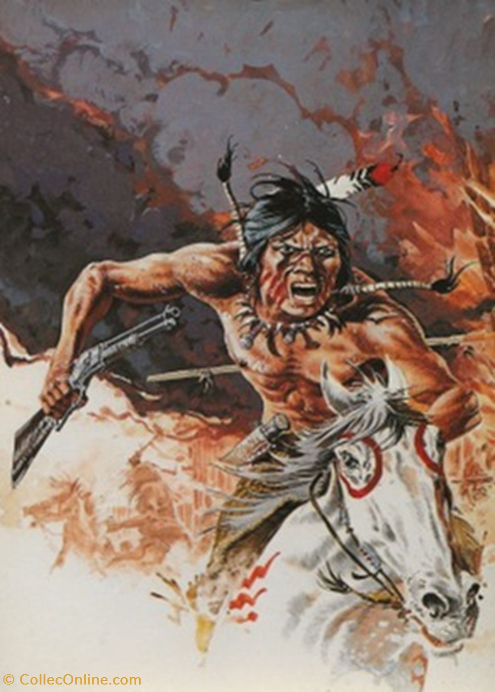 Comanche cartes postales bande dessinee comanche
